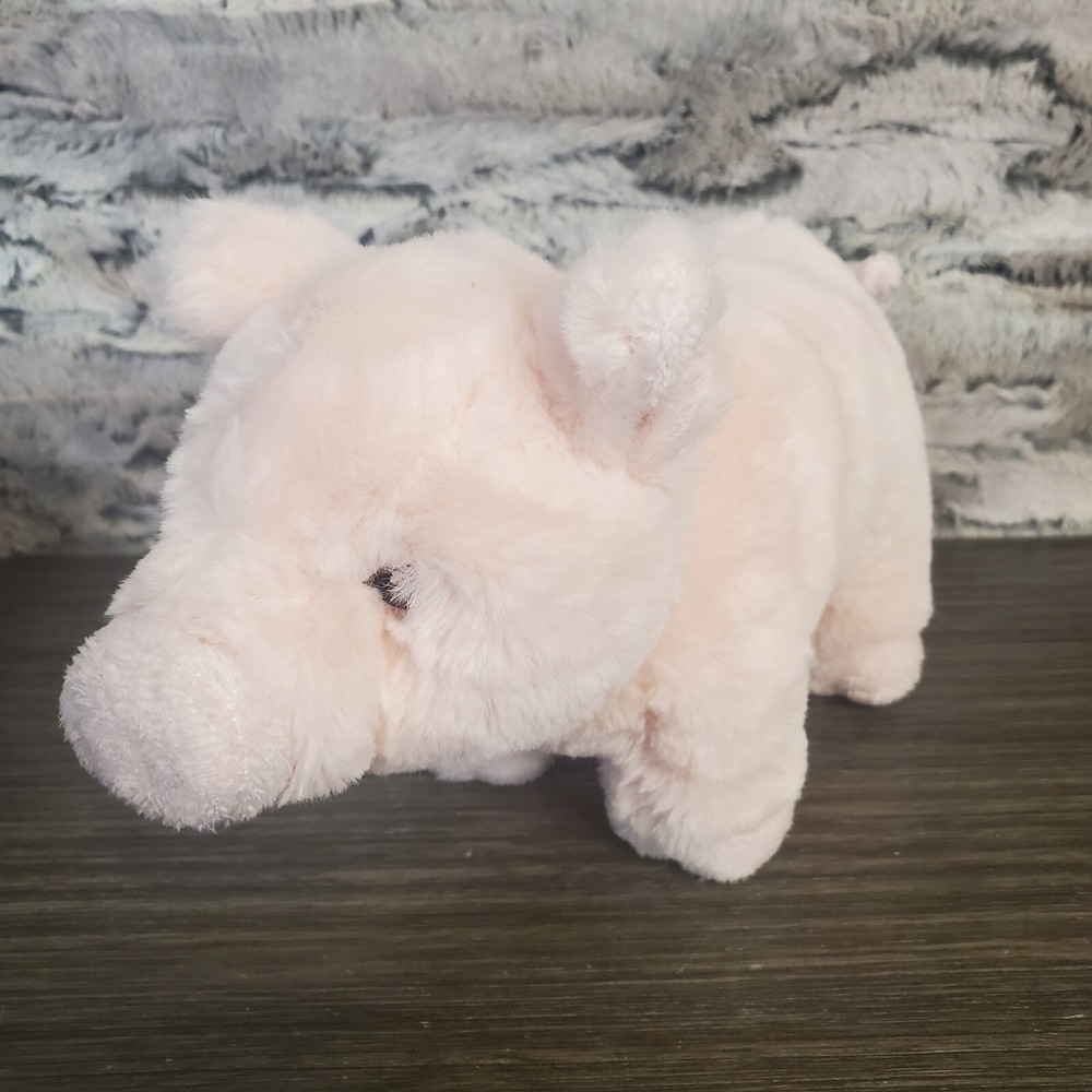 Aurora Eco Nation 9" Plush Pink Pig 2021 Stuffed Farm Animal EUC
